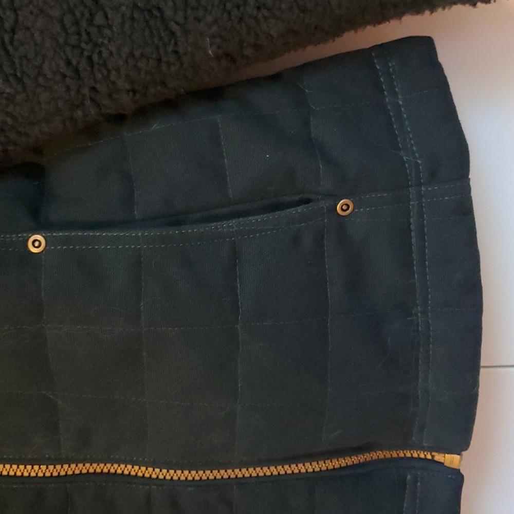 Pendleton salida canvas sherpa jacket (dark teal color) - Picture 5 of 13